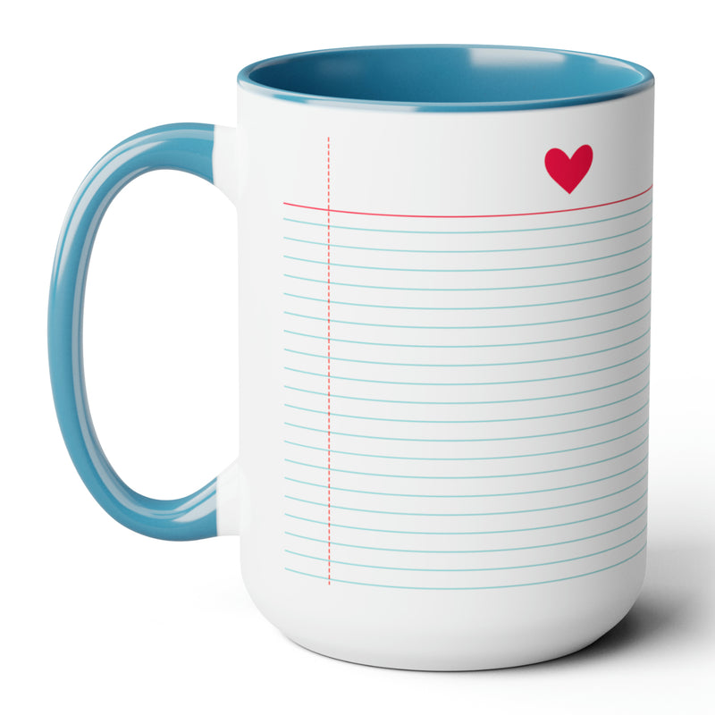Heart Note Mug