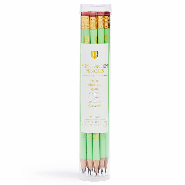 Mint Green Pencils – Snow & Graham