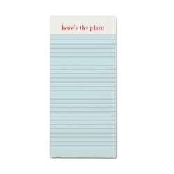 Here's The Plan listPAD