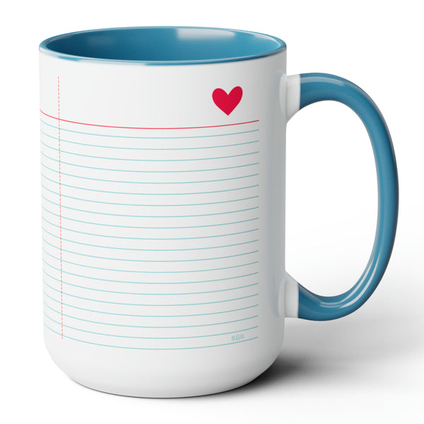 Heart Note Mug