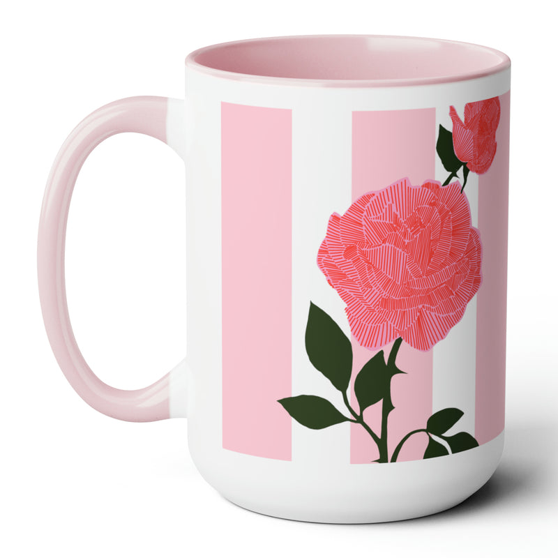 Pink Rose Mug