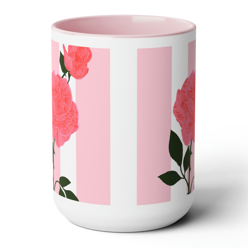 Pink Rose Mug