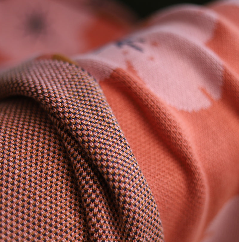 Pink Cherry Blossom Blanket