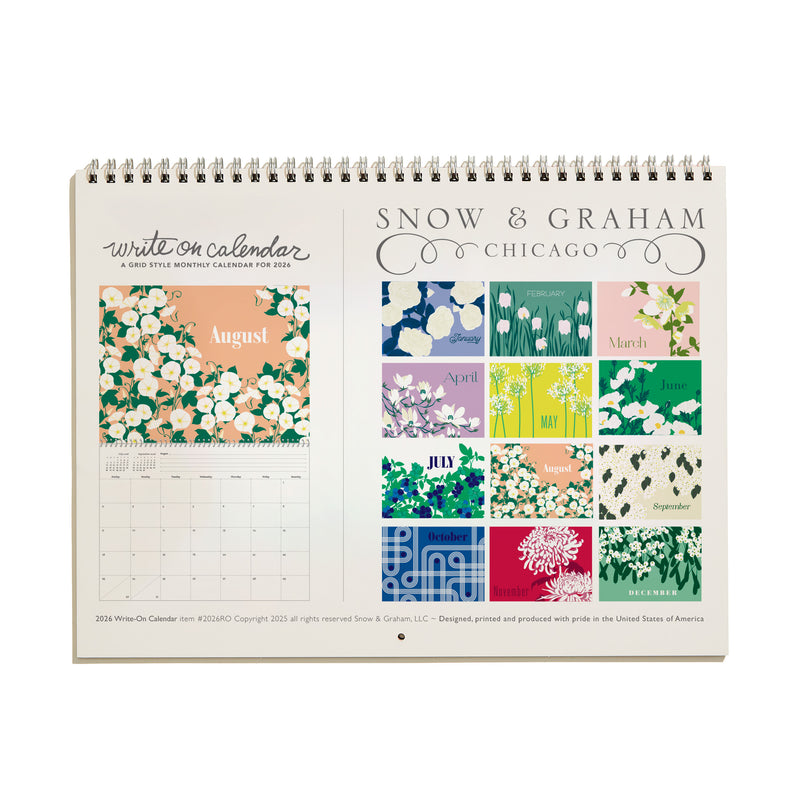 PREORDER 2026 Write-On Calendar