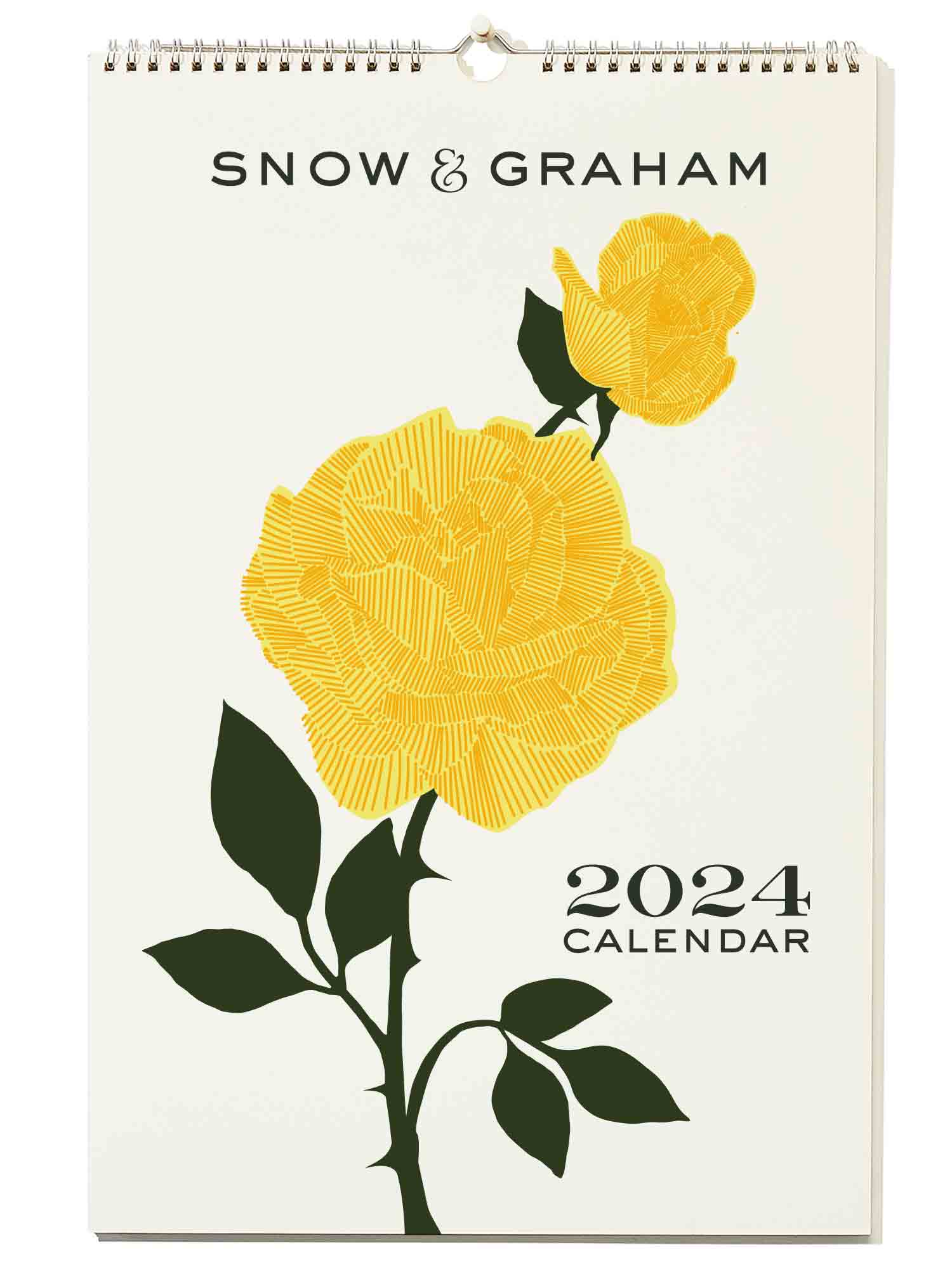 Snow And Graham 2025 Wall Calendar