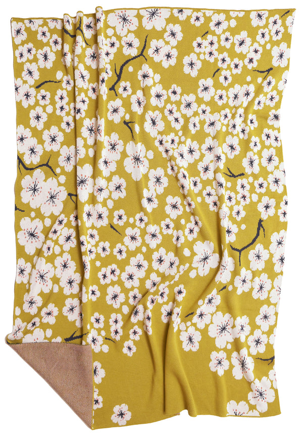 Brilliant Cherry Blossom Blanket