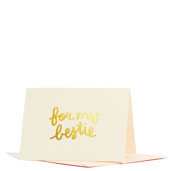 For My Bestie Enclosure Card