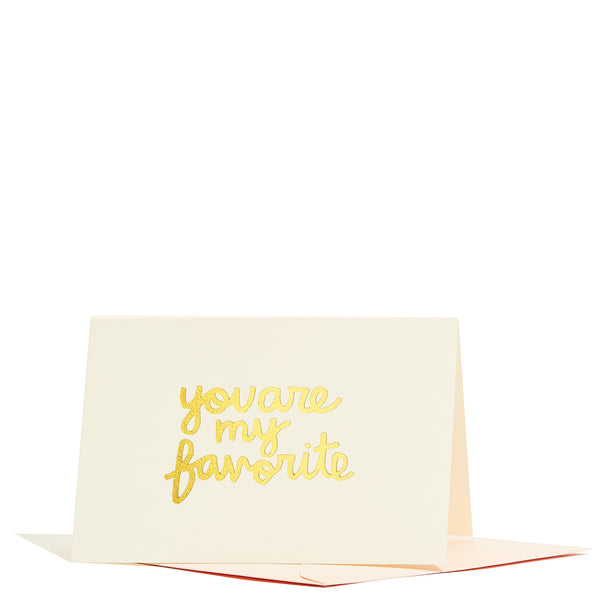 You Are My Favorite Enclosure Card