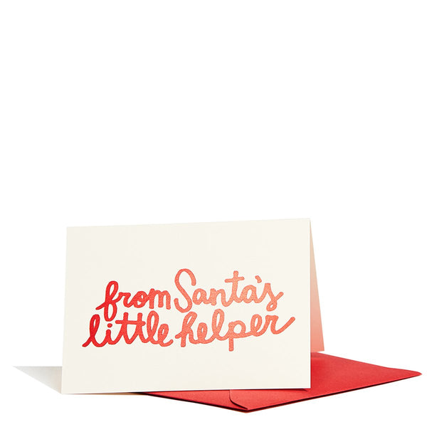 From Santa's Little Helper Enclosure Card