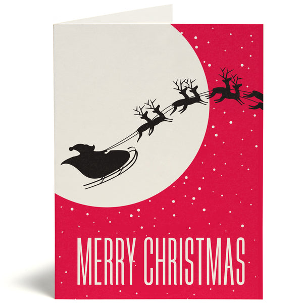 Santa's Sleigh Card