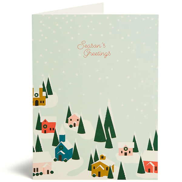 Winter Village Card