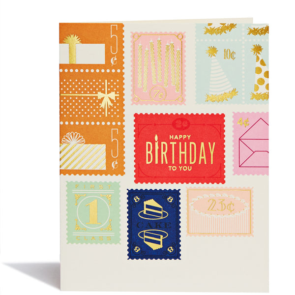 Birthday Stamps – Snow & Graham