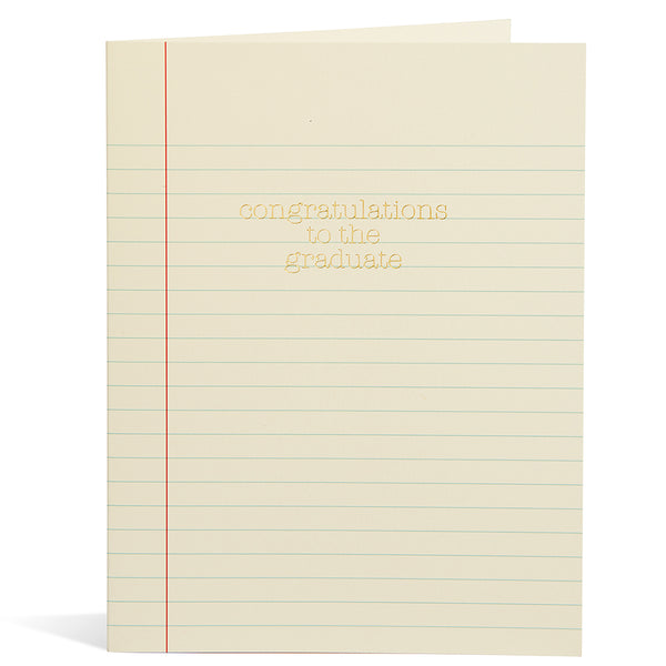 Grad Lined Paper