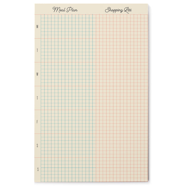 Meal Plan Grid Pad
