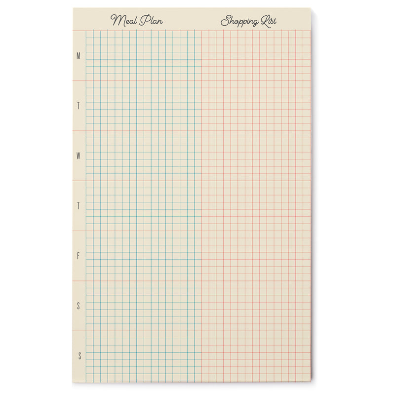 Meal Plan Grid Pad