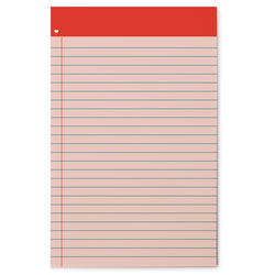 Red Heart Lined Pad