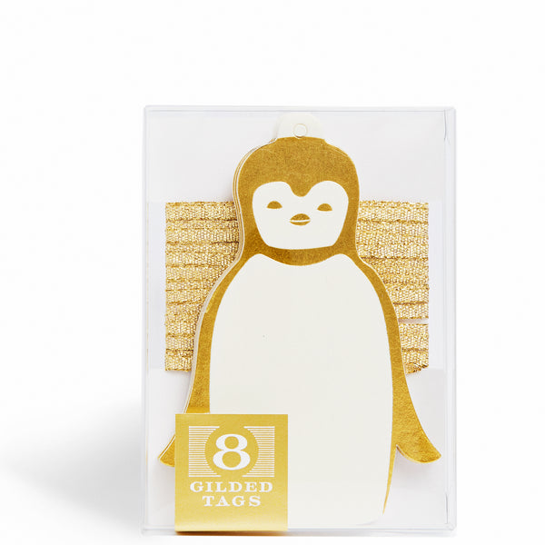 Penguin Gilded Tag