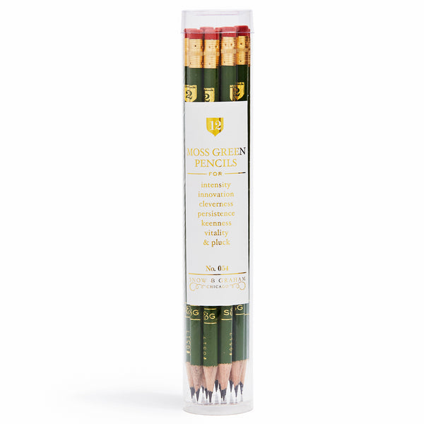 Moss Green Pencils